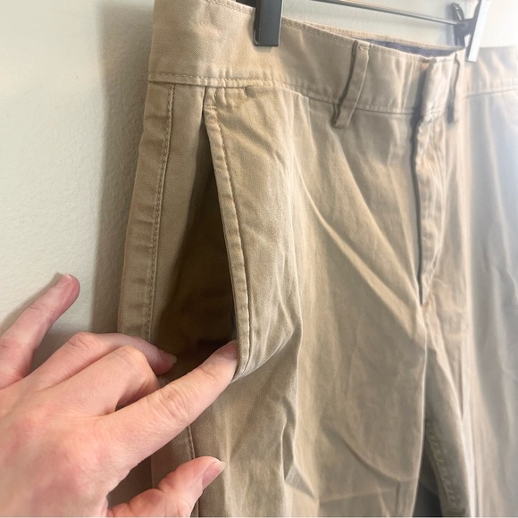 Banana Republic Fulton Chino Skinny Stretch Chino Khaki Mens Size 33 x 32 - Picture 4 of 12